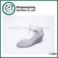 Pastell Reflexionen Gummistiefel wasserdichte Student Schuhe mit Jelly Crystal niedliche Regenstiefel für Verkauf C-B001
